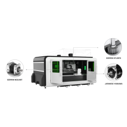 Geschlossene Faserlaser Schneidmaschine CORMAK FIBER 3015P