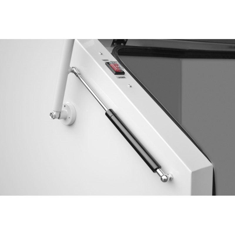 Kabinen-Sandstrahler CORMAK KDP450TOP 450L mit oberer Öffnung und Zyklonabscheider DC15
