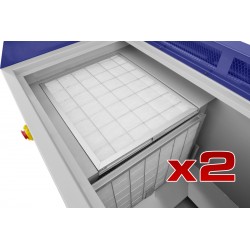 Schleiftisch CORMAK DT2000M mit Absaugung für Holz und Metall
