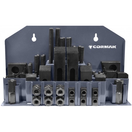 Spannpratzensatz CORMAK M10 für T-Nuten 12mm 58-tlg.