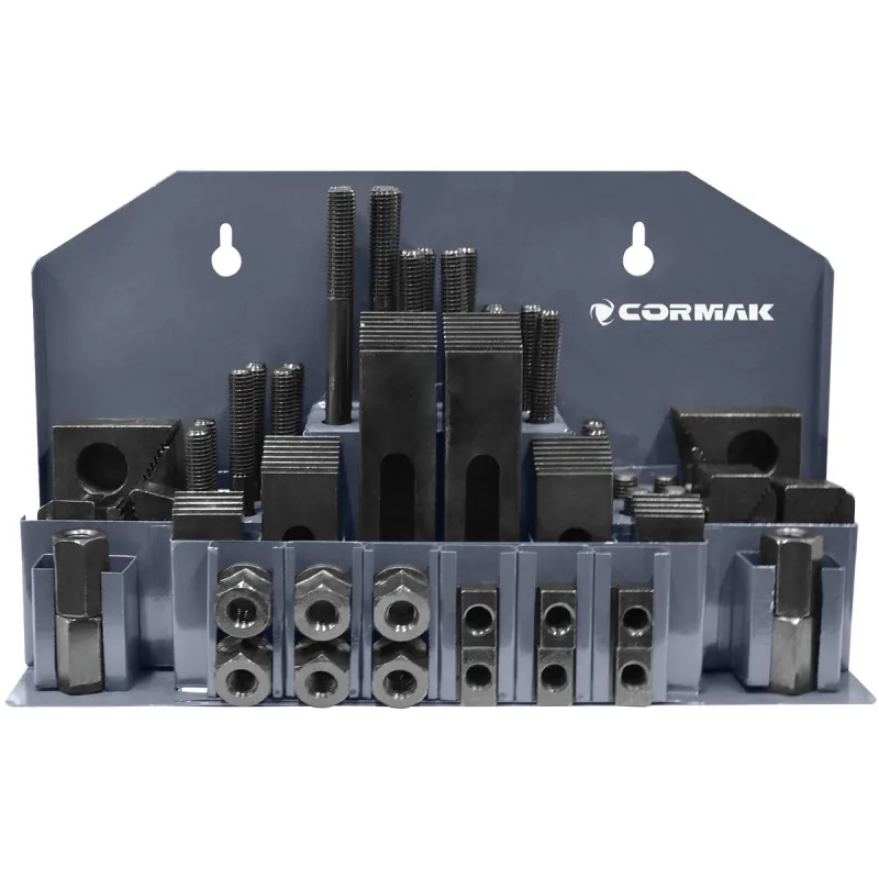 Spannpratzensatz CORMAK M12 für T-Nuten 14mm 58-tlg.