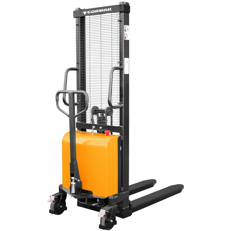 Halbelektrischer Hochhubwagen CORMAK B1016 (Tragfähigkeit 1000 kg, Hubhöhe 1600 mm)