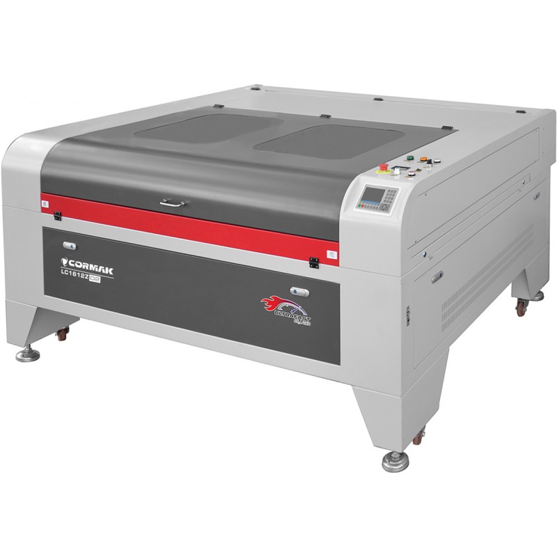 CO2-Laserschneid- und Graviermaschine CORMAK LC1612ZD2 – 2 Laserköpfe