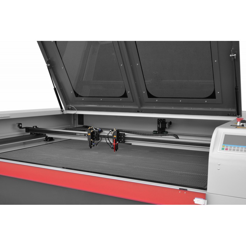 CO2-Laserschneid- und Graviermaschine CORMAK LC1612ZD2 – 2 Laserköpfe