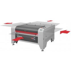 CO2-Laserschneid- und Graviermaschine CORMAK LC1390ZD2 – 2 Köpfe