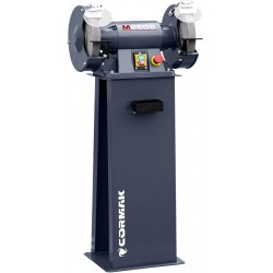 Industrie-Doppelschleifmaschine CORMAK M250S mit Untergestell