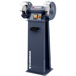 Industrie-Doppelschleifmaschine CORMAK M250S mit Untergestell