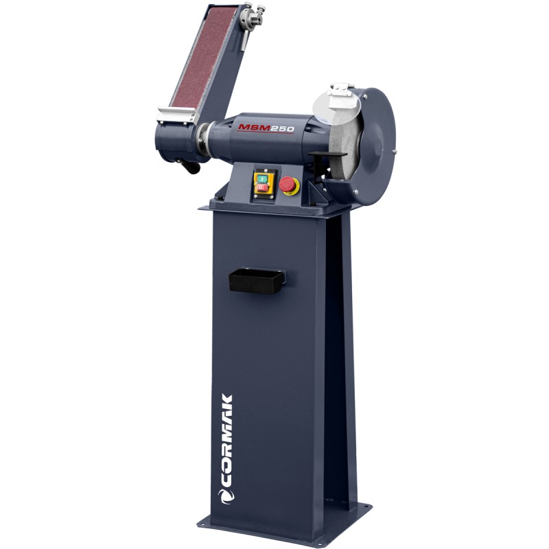 Industrieller Kombischleifer CORMAK MSM250 mit Ständer