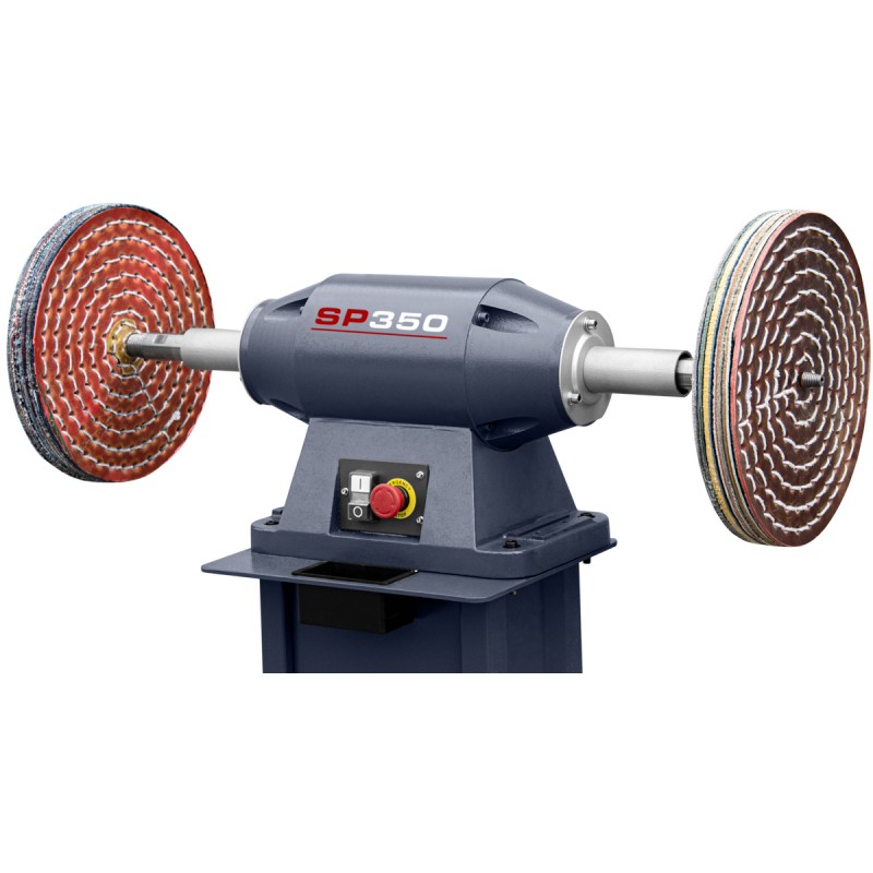 Industrielle Poliermaschine CORMAK SP350 mit Untergestell
