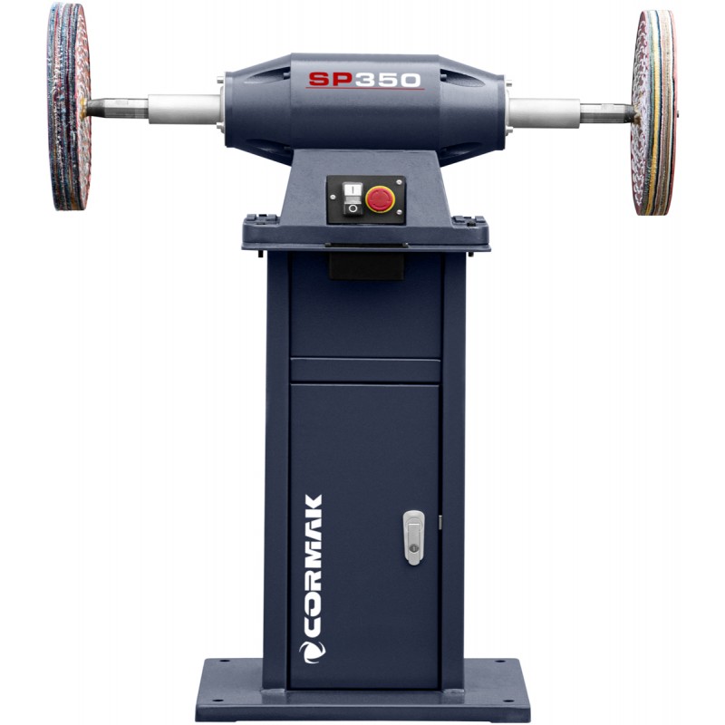 Industrielle Poliermaschine CORMAK SP350 mit Untergestell