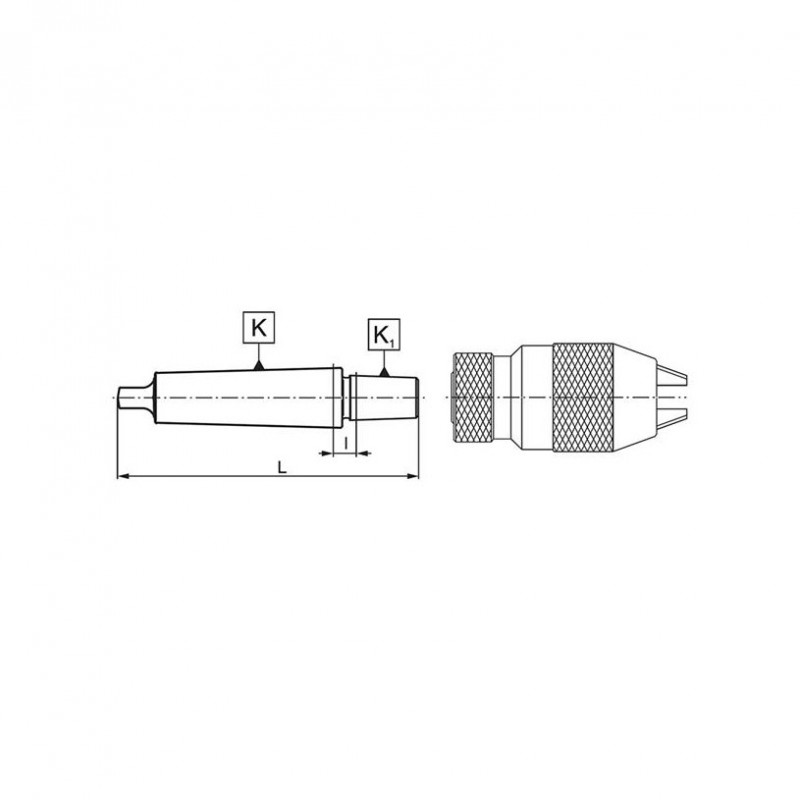 Bohrfutterdorn CORMAK MK2/B16