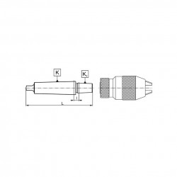 Bohrfutterdorn CORMAK MK4/B16