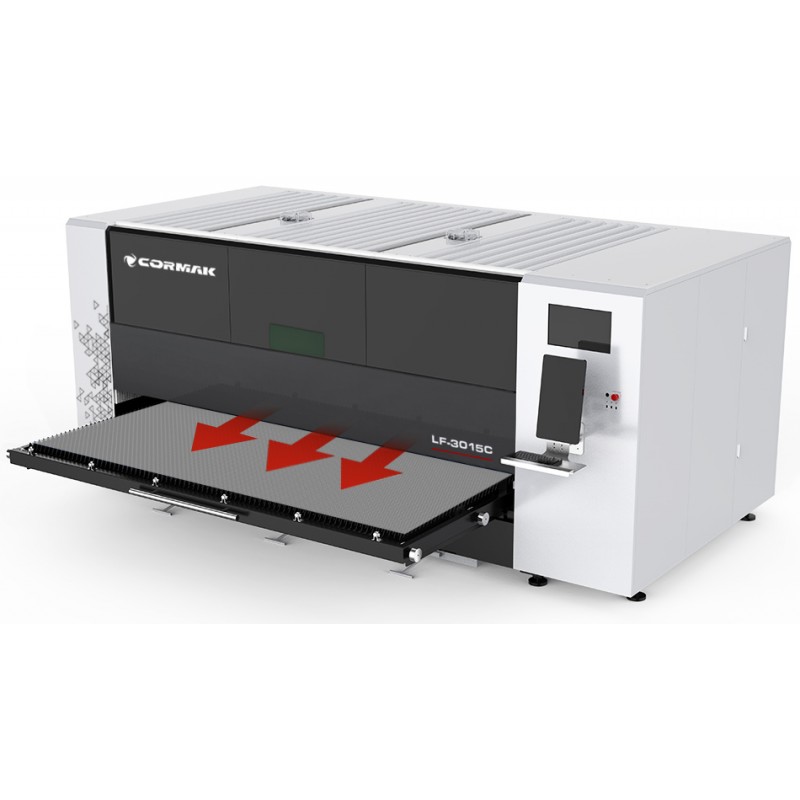 Geschlossene Faserlaser Schneidmaschine CORMAK FIBER LF3015C