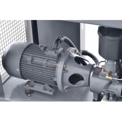 Schraubenkompressor mit Frequenzumrichter, Kältetrockner IZBERG N20S und 500L Druckluftbehälter THEOR 20 2000L/min 15kW
