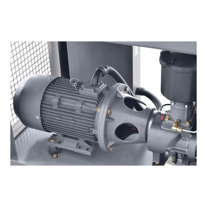 Satz Schraubenkompressor THEOR 20 INVERTER 15kW 2000L/min + Kältetrockner IZBERG N20S + 1000L vertikaler Druckluftbehälter