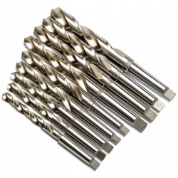 Geschliffener Bohrersatz CORMAK HSS MK2 & MK3 14,5–30mm 9-tlg.