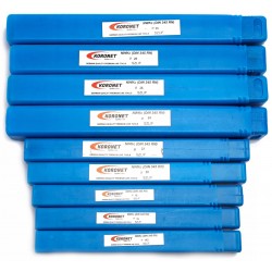 Geschliffener Bohrersatz CORMAK HSS MK2 & MK3 14,5–30mm 9-tlg.