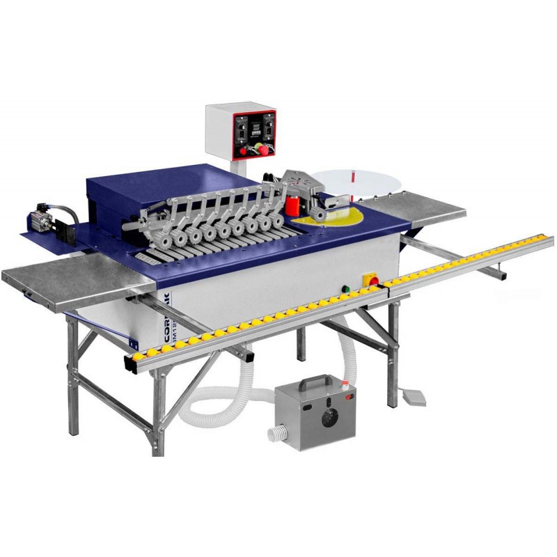 Kantenanleimmaschine CORMAK EBM120 mit Absaugung + Kleber