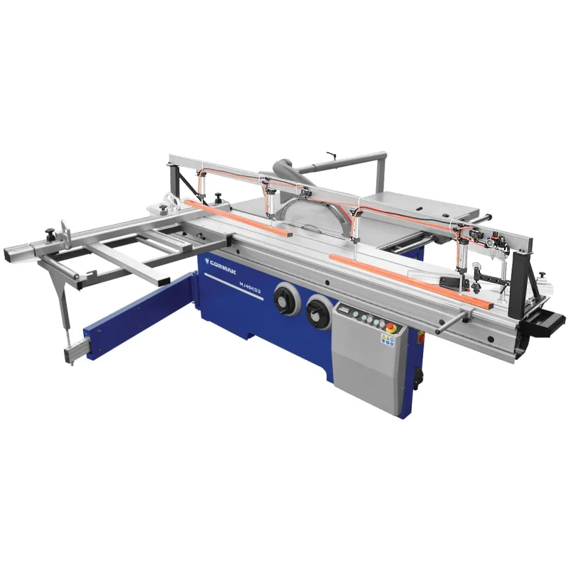 Formatkreissäge CORMAK MJ45-KD3 mit Vorritzer + pneumatische Niederhalter