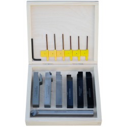 Drehmeißel-Satz CORMAK 20x20mm 7-tlg. + Wendeschneidplatten