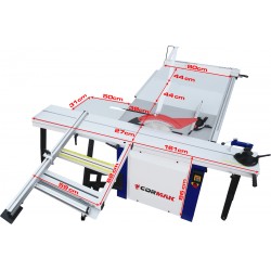 Formatkreissäge PS12E-1600 mit Vorritzer | CORMAK