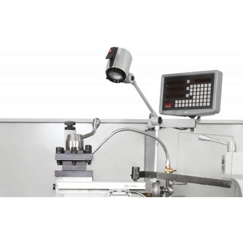 Konventionelle Universaldrehmaschine CORMAK 500 x 2000YC + Drehmeißel + mitlaufende Spitze