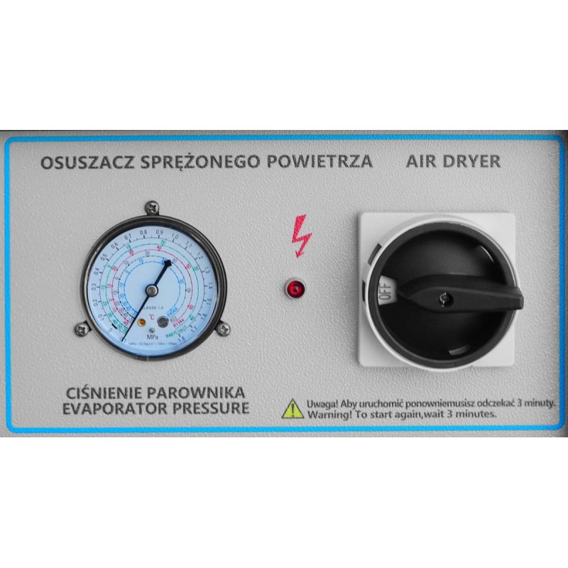 Satz Schraubenkompressor THEOR 20 INVERTER 15kW 2000L/min + Kältetrockner IZBERG N20S + 1000L vertikaler Druckluftbehälter