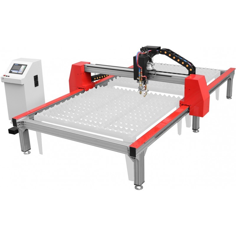 Plasma- und Brennschneidanlage CORMAK PW-1530 AST 1500×3000 + Kompressor Luft 1000 + Plasmaquelle SPARTUS ProCUT 125CNC