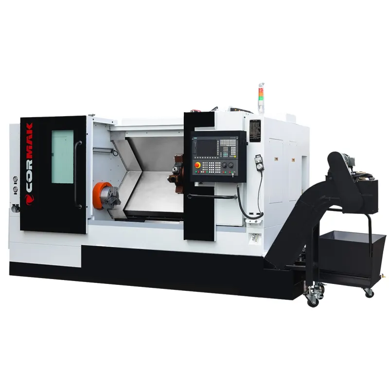 CNC-Drehmaschine CORMAK CK7150LT12x1000 Angetriebene Werkzeuge Siemens Sinumerik