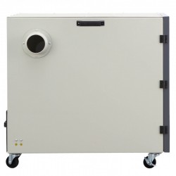 Industrie-Doppelschleifer CORMAK M300S mit Untergestell und Absaugung für Metallspäne und -abrieb MDC1500 400V