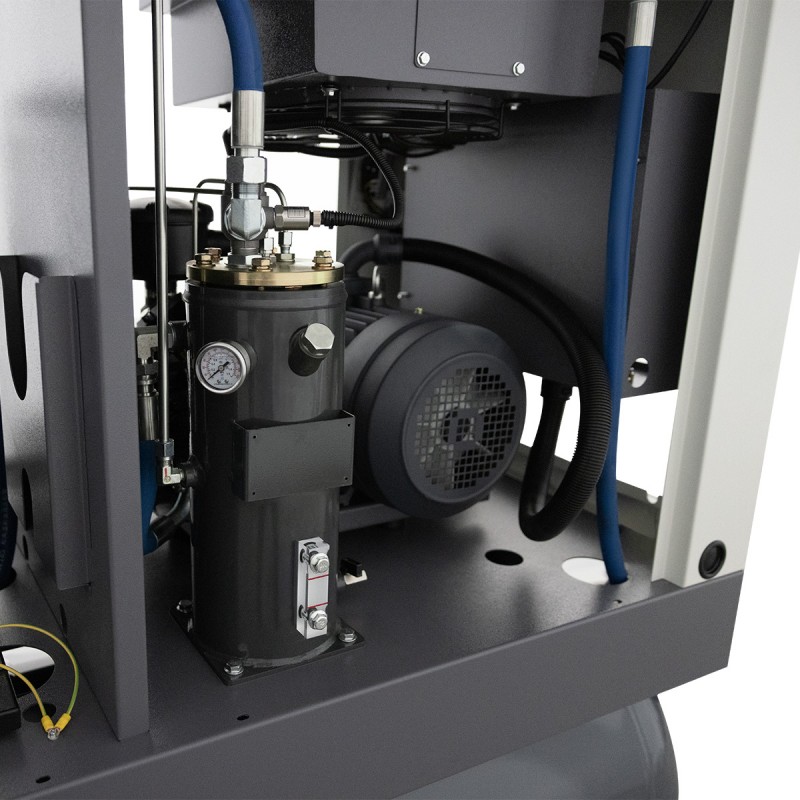 Schraubenkompressor mit Kältetrockner und 500L Druckluftbehälter CORMAK LUFT 1500 COMPACT 1580L/min 11kW