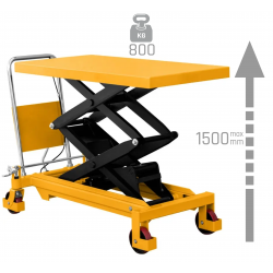 Scherenhubtisch CORMAK TA8015 (Tragkraft 800kg, Hubhöhe 1500mm)