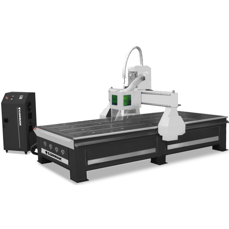 CNC-Fräsmaschine CORMAK C1520 PREMIUM 1500x2000 mit Hybridtisch