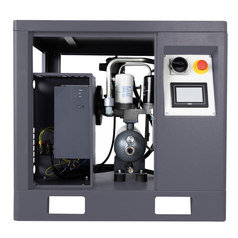 Schraubenkompressor mit Frequenzumrichter und 200L Druckluftbehälter LUFT 400 380L/min 3.0kW 230V