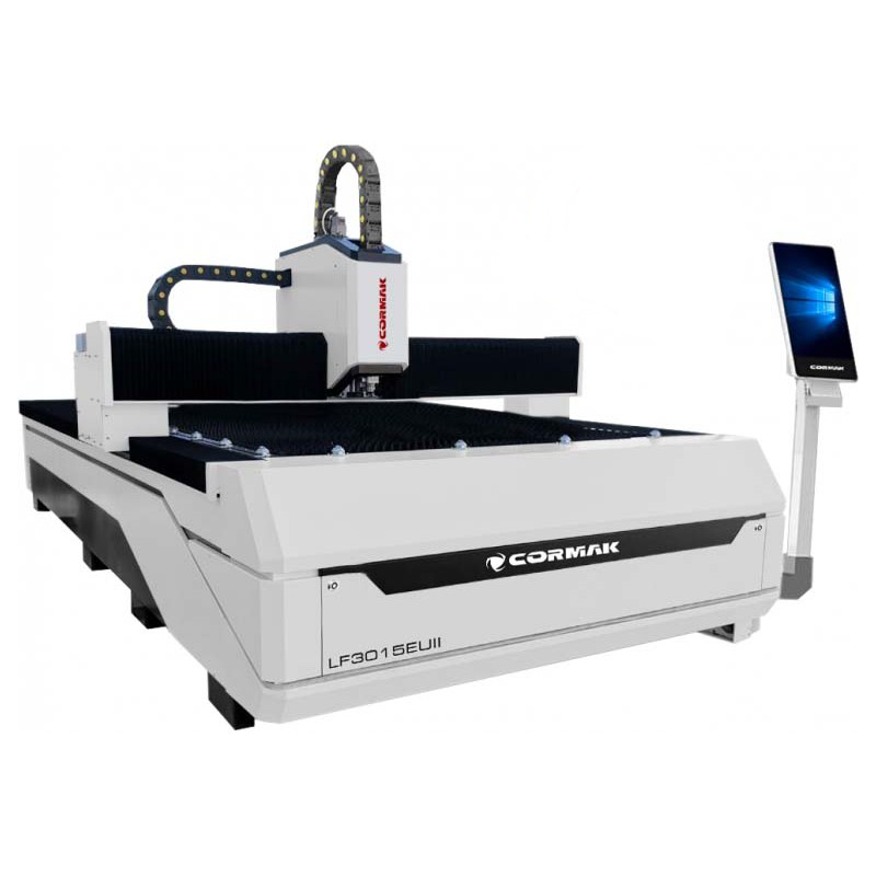 Offene Faserlaser Schneidmaschine CORMAK FIBER LF3015EP4 – 6000W