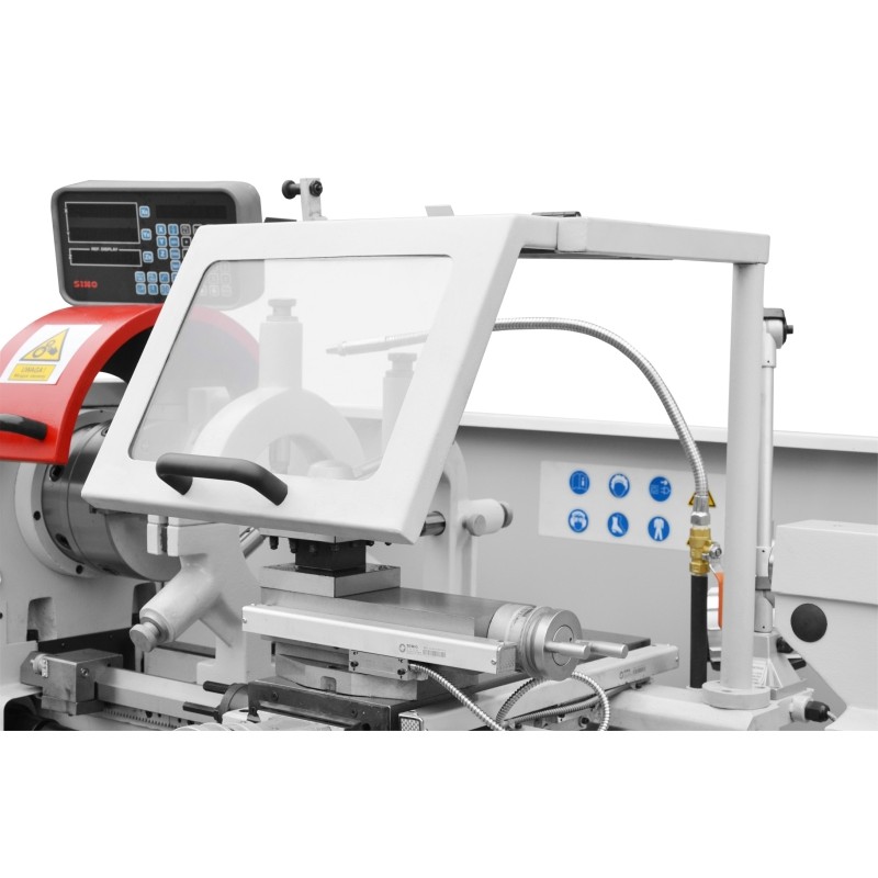 Konventionelle Universaldrehmaschine CORMAK 410x1000 mit 3-Achs-Digitalanzeige