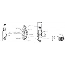 Schneidkopf RAYTOOLS BT240S für Faserlaser