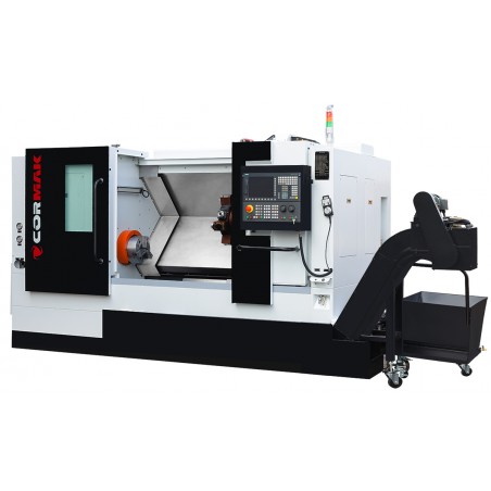 CNC-Drehmaschine CORMAK CK7150 x1000 Hydraulisches Futter 12 Werkzeuge Siemens Sinumerik 808D