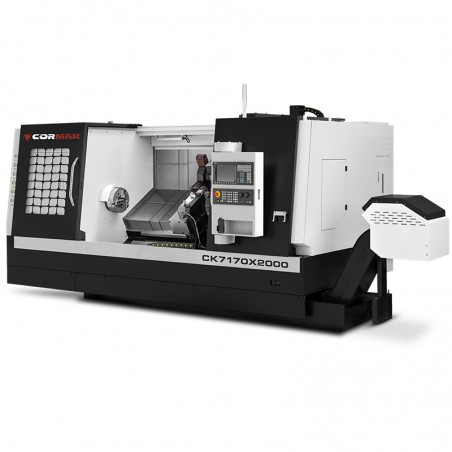CNC-Drehmaschine CORMAK CK7170x4000 mit Hydraulisches Futter und 12 Positionen - Siemens Sinumerik 808D