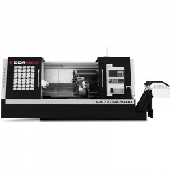 CNC-Drehmaschine CORMAK CK7160 x2000 Hydraulisches Futter 12 Werkzeuge Siemens Sinumerik 808D