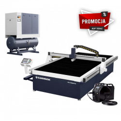 Plasmaschneidanlage CORMAK PW-1530 WTK + Kompressor Luft 700 + Plasmaquelle SPARTUS ProCUT 125CNC