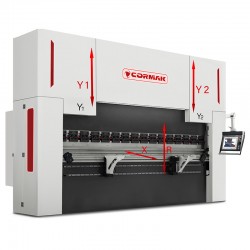 Hydraulische Abkantpresse CORMAK CNC SERVO ELITE 40×2500 DA-58T