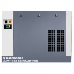 Schraubenkompressor mit Kältetrockner und Frequenzumrichter CORMAK LUFT 1500 COMPACT 1580L/min 11kW