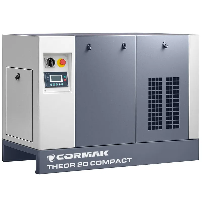 Schraubenkompressor mit Kältetrockner und Frequenzumrichter CORMAK THEOR 20 COMPACT 2000L/min 15kW
