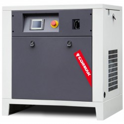 Schraubenkompressor mit Frequenzumrichter, Kältetrockner IZBERG N10S und 1000L Druckluftbehälter LUFT 1000 950L/min 7.5kW