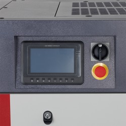 Schraubenkompressor mit Frequenzumrichter, Kältetrockner IZBERG N30S und 500L Druckluftbehälter THEOR 30 3200L/min 22kW