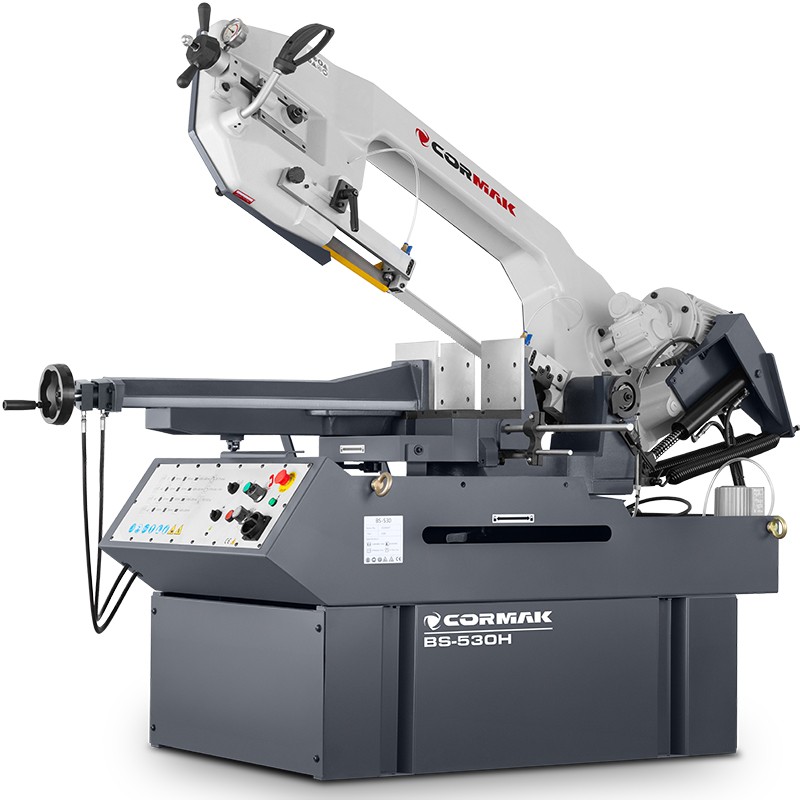 Halbautomatische Bandsäge für Metall CORMAK BS530H