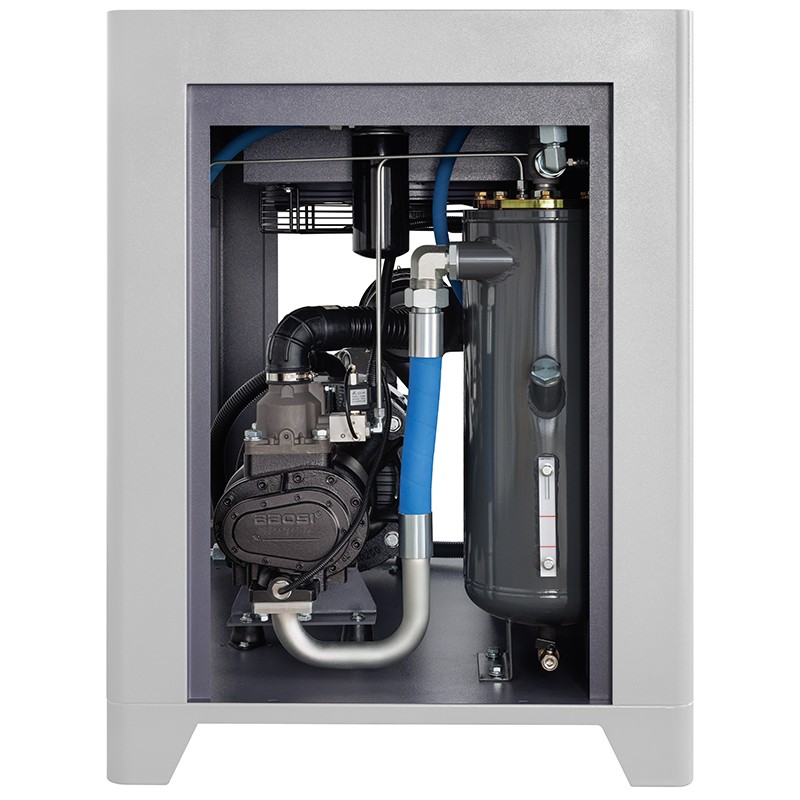 Schraubenkompressor mit Frequenzumrichter, Kältetrockner IZBERG N20S und 1000L Druckluftbehälter LUFT 1500 1580L/min 11kW