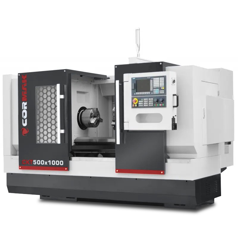 CNC-Drehmaschine CORMAK 400x750 mit hydraulischem Futter und Steuerung SIEMENS SINUMERIK