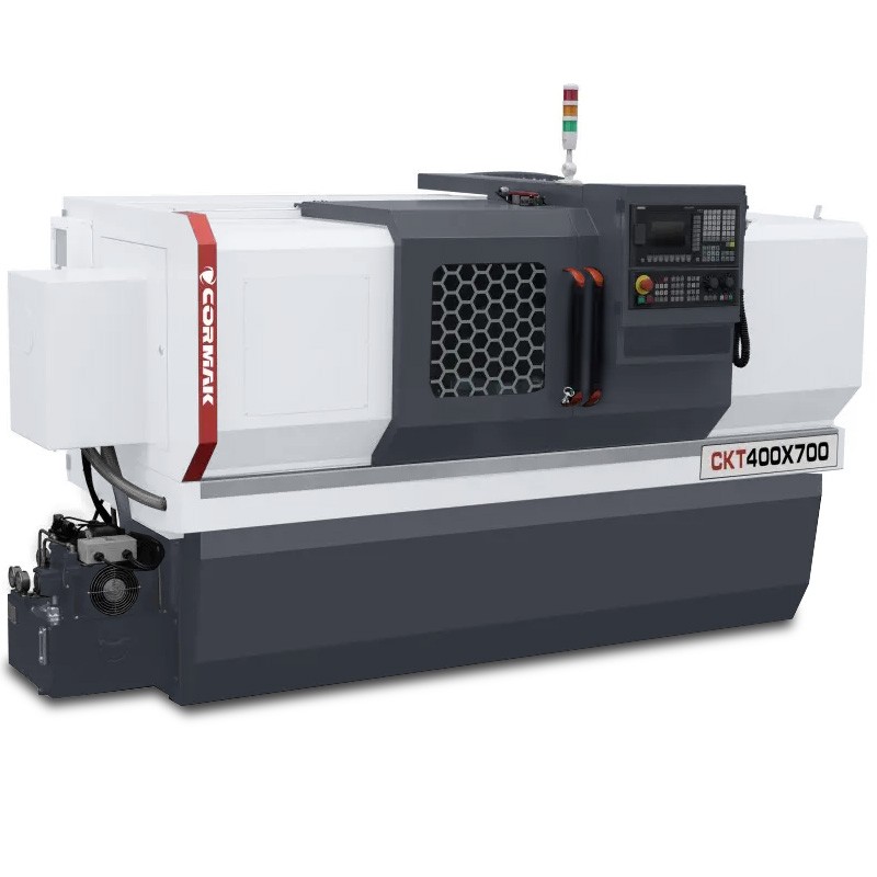 CNC-Drehmaschine CORMAK 400x700 mit manuellem Spannfutter und Steuerung SIEMENS SINUMERIK 808D